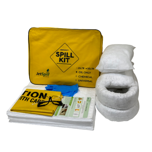 50 LTR OIL AND FUEL EMERGENCY SPILL KIT - JETSPILL